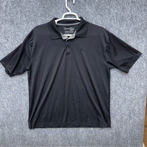 Wrangler 20X Competition Polo shirt Black short sleeve men's size XL western